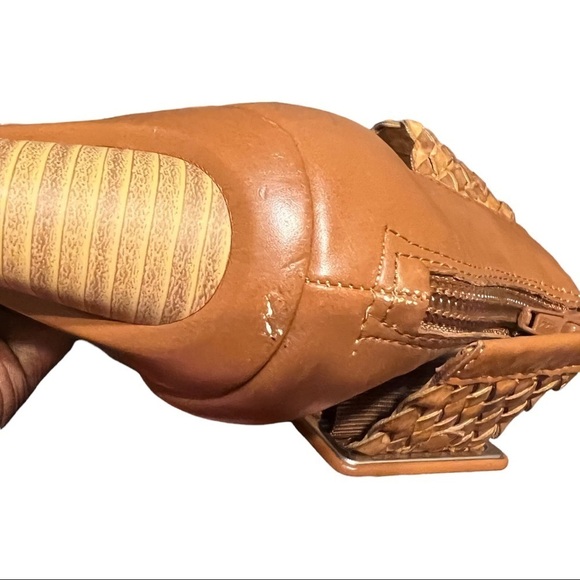 BCBGeneration Candiss Roll Weave Vachetta Open-toe 5”Wedge Platform Sandal 7B - Picture 12 of 13